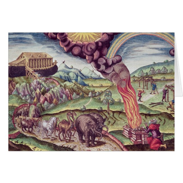 Noah's Ark, illustration from 'Brevis Narratio' (Front Horizontal)