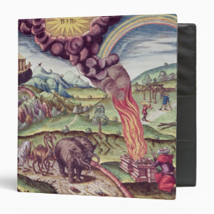 Noah's Ark, illustration from 'Brevis Narratio' Binder
