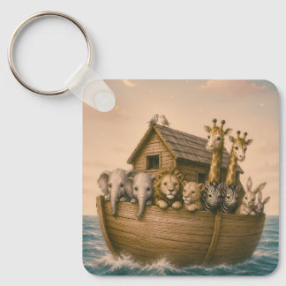 Noah's Ark Islamic Nursery Keychain