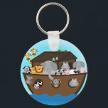 Noah's Ark Keychain<br><div class="desc">Cute Noah's Ark design from Walter's Room and WaltersRoom.com for kids of all ages.</div>