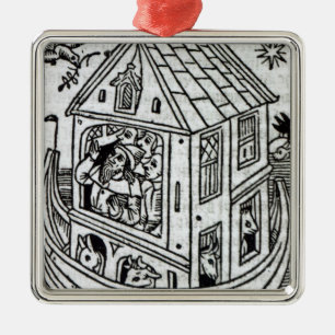 Noah's Ark Metal Ornament