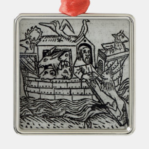 Noah's Ark Metal Ornament