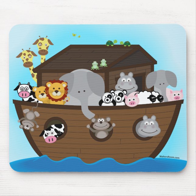 Noah's Ark Mouse Pad (Front)