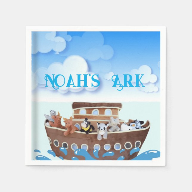 Noah's Ark Napkin (Front)