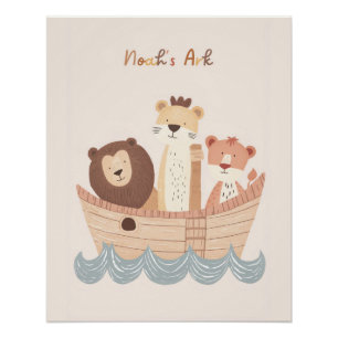 Noah's Ark Nursery Wall Art, Kids Room Decor