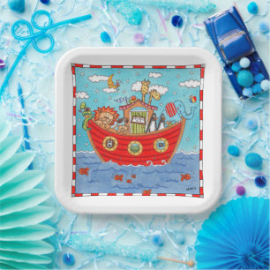 Noah's Ark  Paper Plate