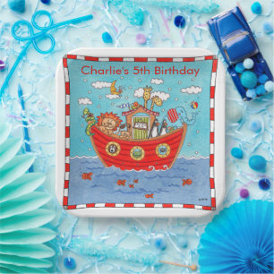Noah's Ark  Paper Plate