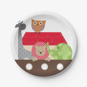 Noah's Ark Paper Plates - 7 inch