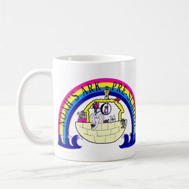Noah's Ark preschool mug (Left)