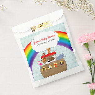 Noah's Ark Rainbow Baby Shower Favour Bag