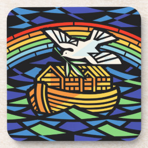 Noah's Ark, Rainbow, Dove  Coaster