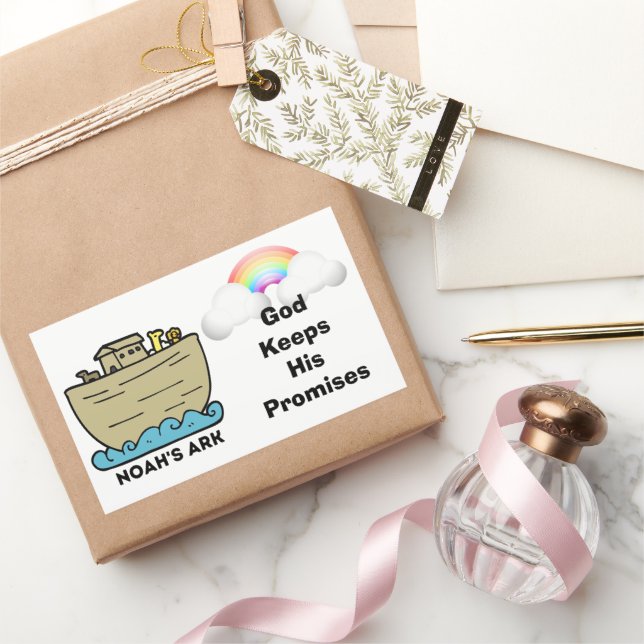 Noah's Ark Rainbow God's Promises Sticker (Gifting)
