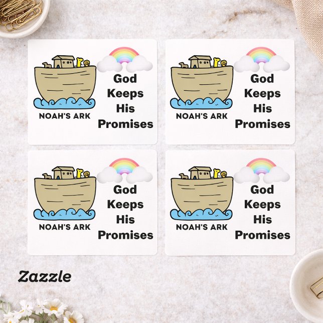 Noah's Ark Rainbow God's Promises Sticker (Creator Uploaded)