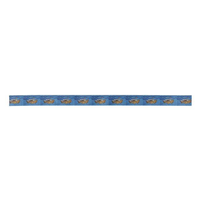 Noah's Ark Satin Ribbon (Front)