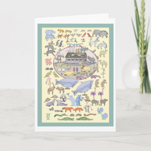 Noah's Ark Set 'Happy Birthday' Card