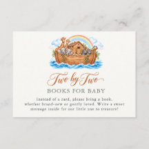 Noah's Ark Two by Two Baby Shower Books for Baby