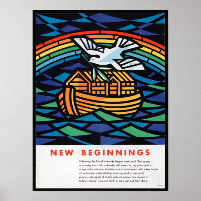 Noah's Ark Unedited Vintage Photos Old Aesthetic Poster (Front)