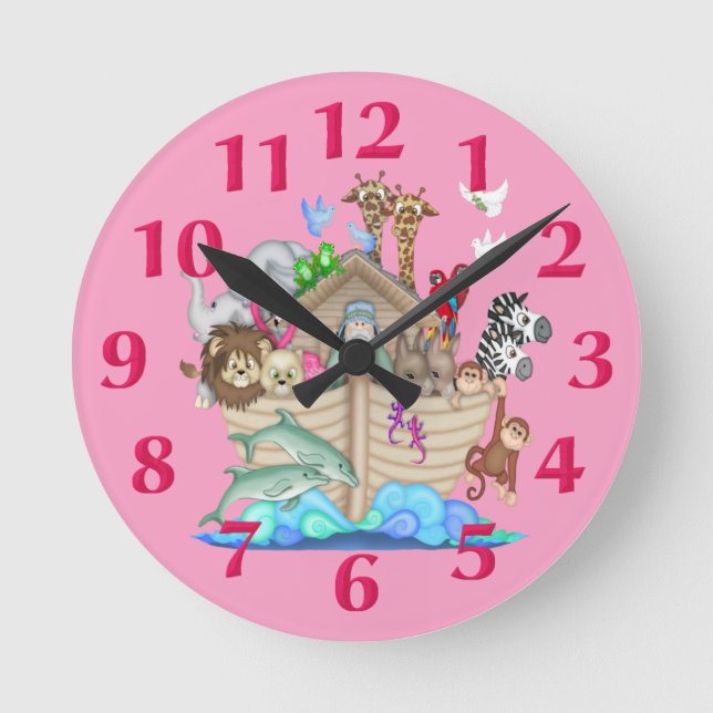 Noah's Ark Wall Clock (Front)