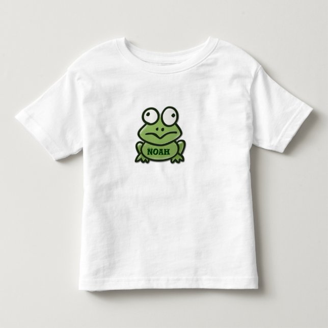 Noah's frog toddler t-shirt (Front)