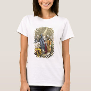 Noah's Sacrifice on Leaving the Ark, from a bible T-Shirt