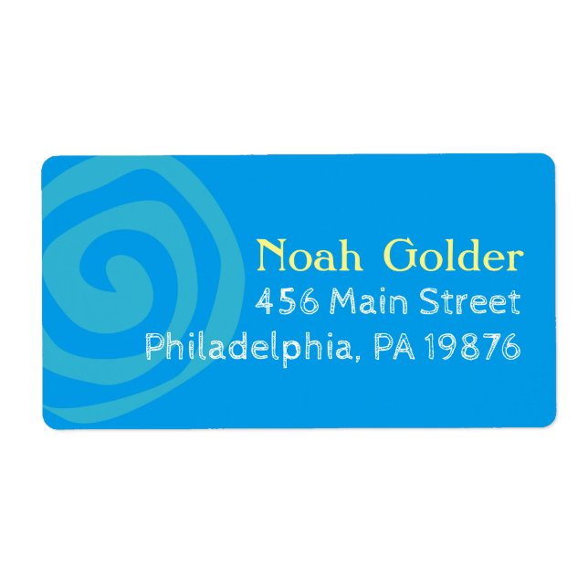NOAH'S WAVES Bar Bat Mitzvah Invitation (Front)