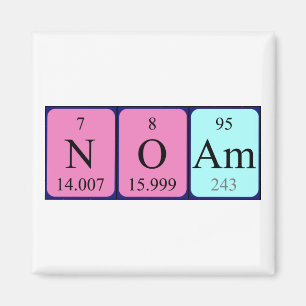Noam periodic table name magnet