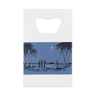 NOB160 Nativity 2.tif Credit Card Bottle Opener