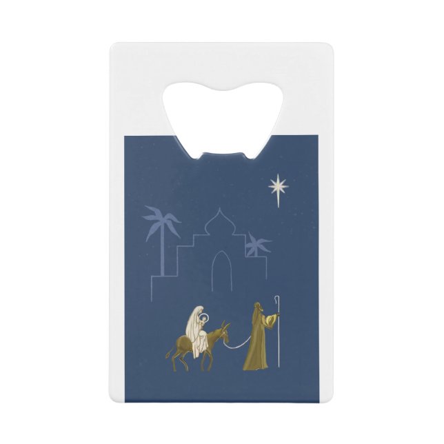 NOB161 Mary and Joseph.tif Credit Card Bottle Opener (Front)