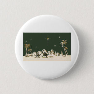 NOB164 Three Wise Men.tif 2 Inch Round Button
