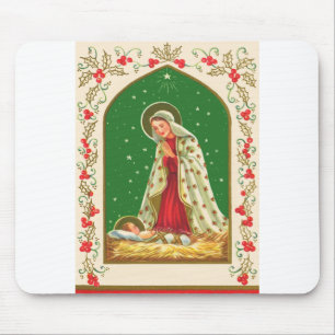 NOB165 Mary and Baby Jesus.tif Mouse Pad