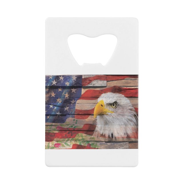 NOB61 Flag 4.tif Credit Card Bottle Opener (Front)