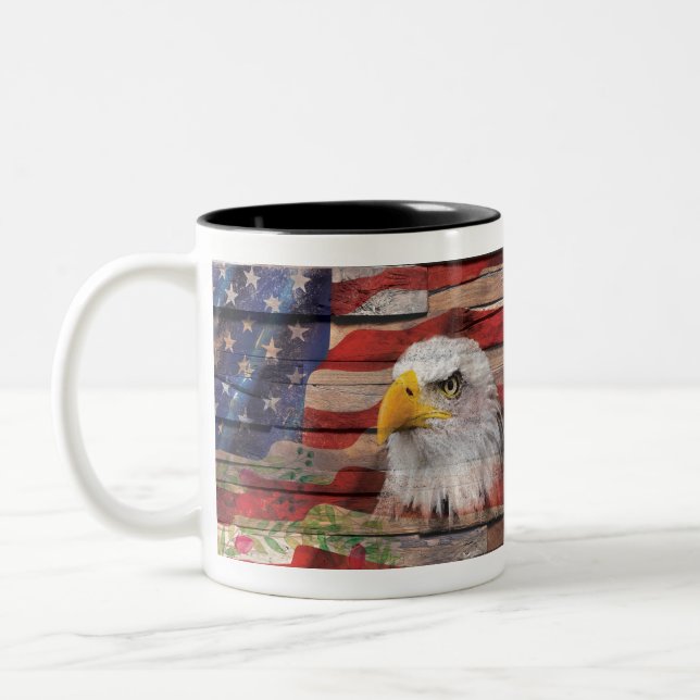 NOB61 Flag 4.tif Two-Tone Coffee Mug (Left)