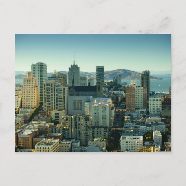 Nob Hill, San Francisco Postcard (Front)