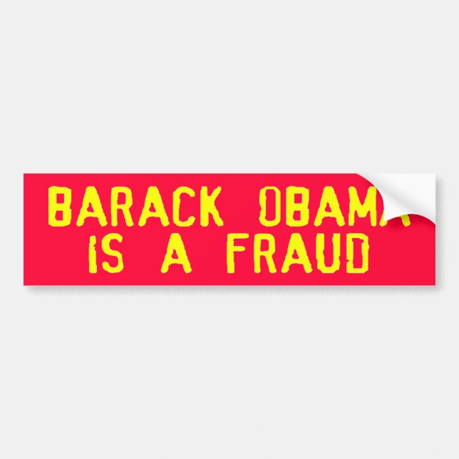 NOBAMA 0021 BUMPER STICKER (Front)