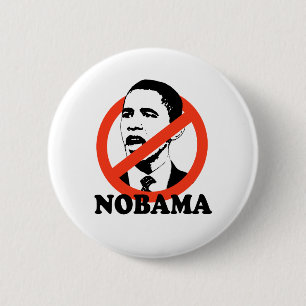 NOBAMA 2 INCH ROUND BUTTON