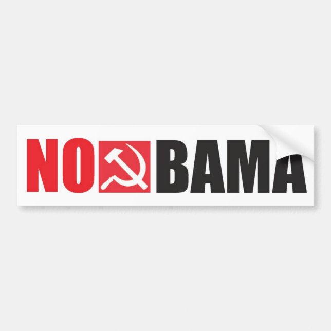 NoBama Bumper Sticker (Front)