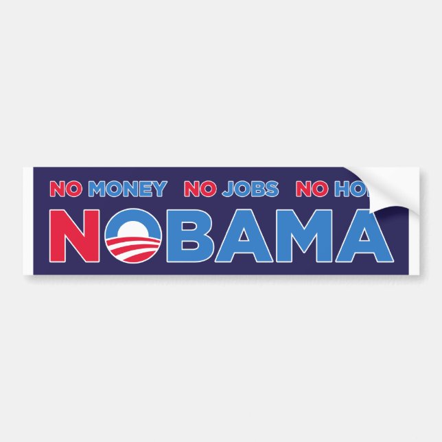 NOBAMA BUMPER STICKER (Front)