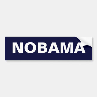 NOBAMA BUMPER STICKER