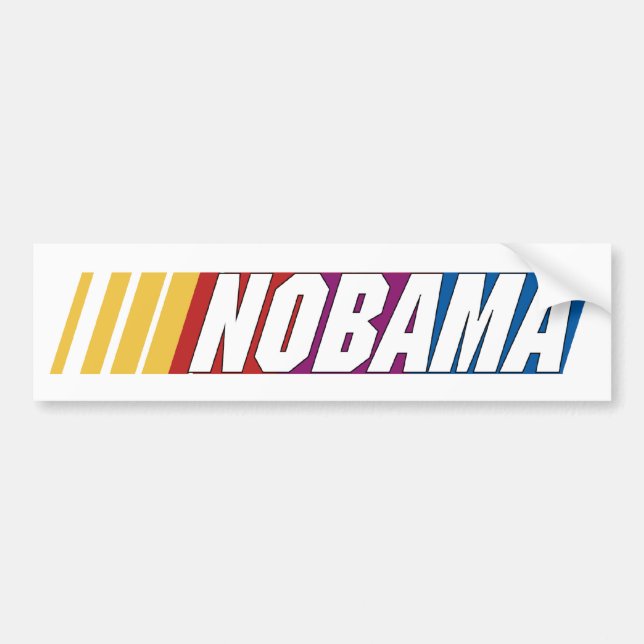 NOBAMA BUMPER STICKER (Front)