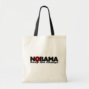 NoBama: Keep the change. Tote Bag