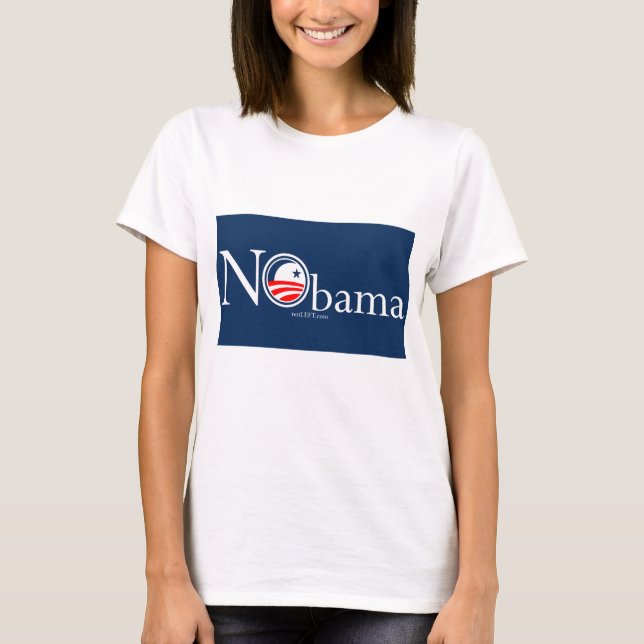 NObama Ladies Baby Doll (Fitted) T-Shirt (Front)