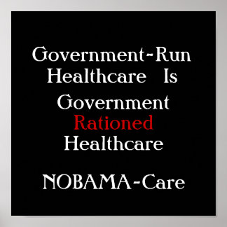 nobamacare poster