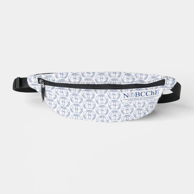 NOBCChE Blue Seal Pattern Fanny Pack (Front)