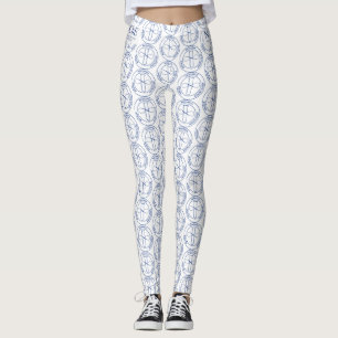 NOBCChE Blue Seal Print Leggings