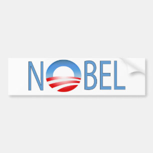 NOBEL OBAMA BUMPER STICKER