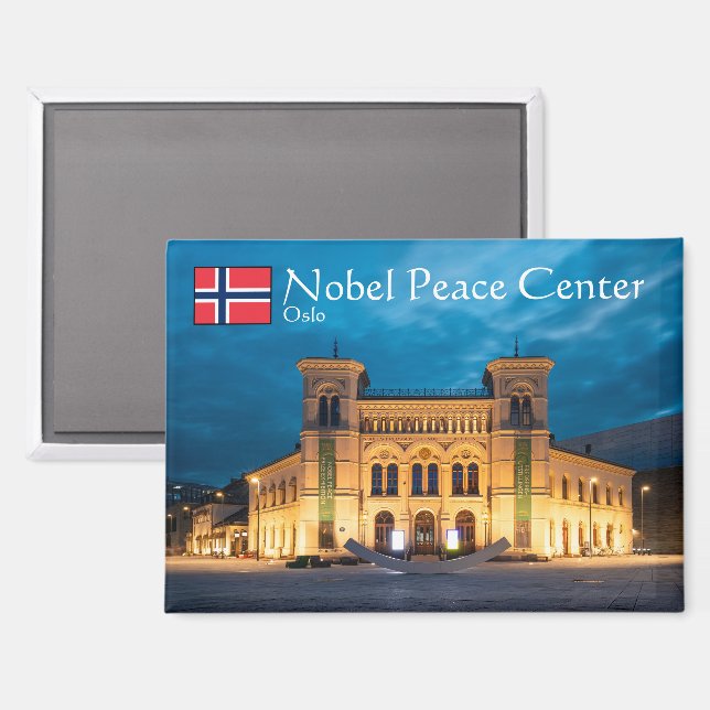 Nobel Peace Centre Magnet (Front/Back)