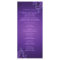 Nobel Purple Scroll Purple Wedding Program