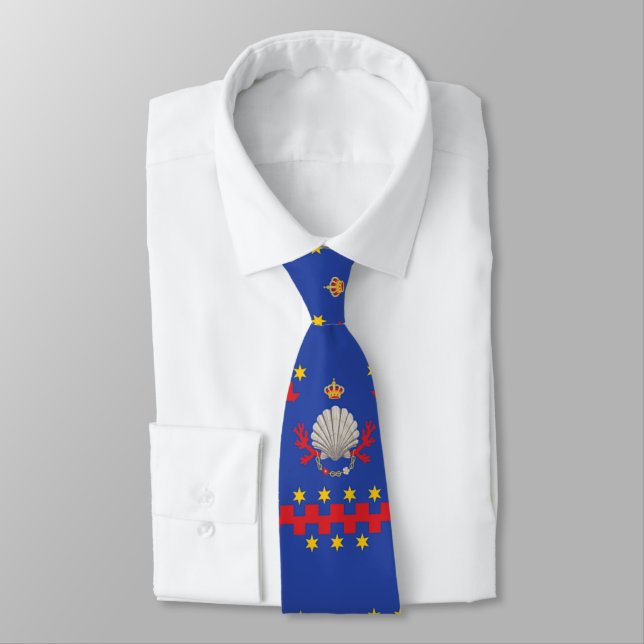 Nobile Contrada del Nicchio (Seashell) Tie (Tied)