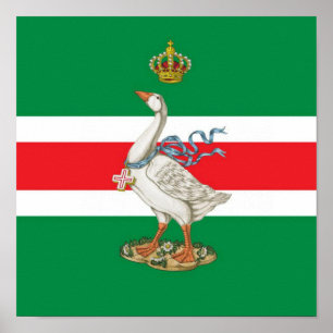 Nobile Contrada dell' Oca (Goose) Palio Poster