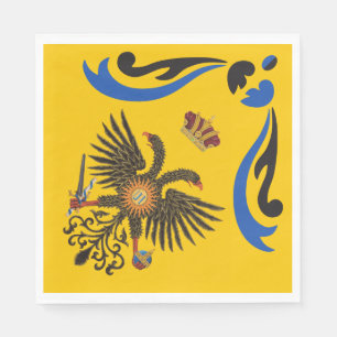 Nobile Contrada dell'Aquila Palio di Siena (Eagle) Napkin